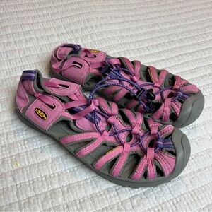 Keen Kids Water Shoes in Pink and Gray Newport H2